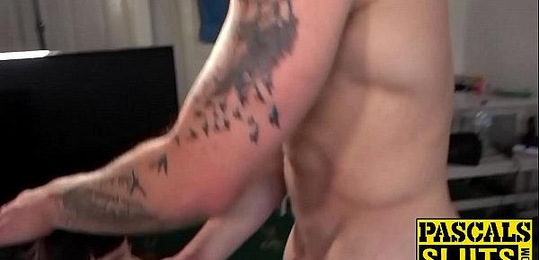  Tattooed Lara Malvo endures rough spanking and wild sex